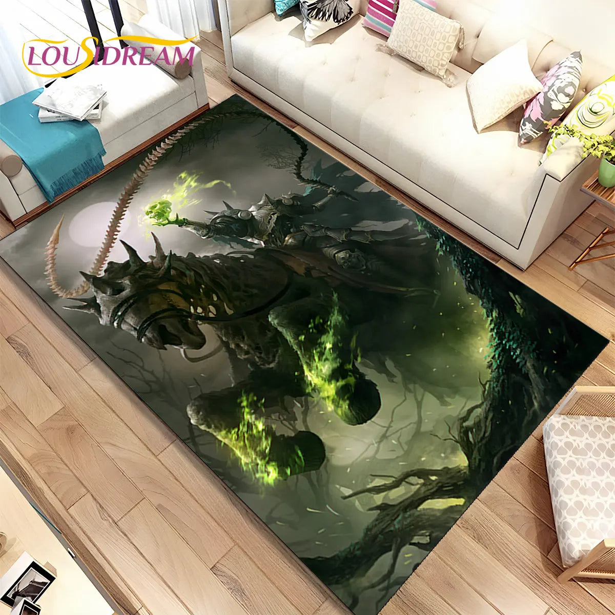 World of Warcraft,WOW ,Game Gamer Area Rug,Carpet Rug for Living Room Bedroom Sofa Doormat Decoration, Kid Non-slip Floor Mat 3D
