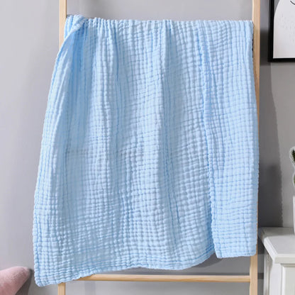 6 Layers Cotton Muslin Blankets Lightweight Cotton Throw Cooling Soft Throw Blanket for Year-Round Comfort Breathable Bedspread