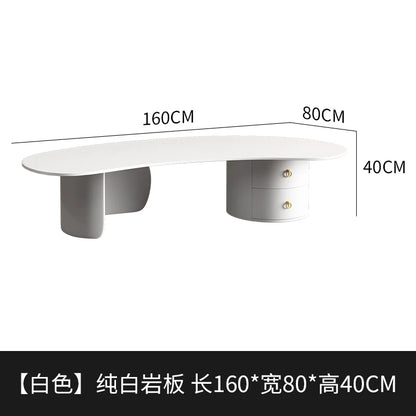 Irregular Modern Coffee Table Accessories Black Small Outdoor Coffee Tables Living Room Drawers Table Basse De Salon Home Decor