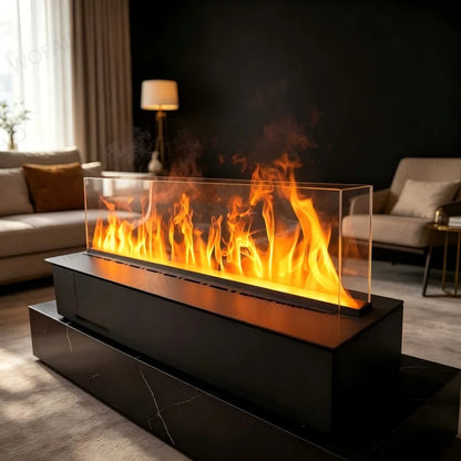 Professional Grade Water Vapor Fireplace Patented Optimyst Flame Technology Gas-like Realism Without Dangerflame effect fireplac