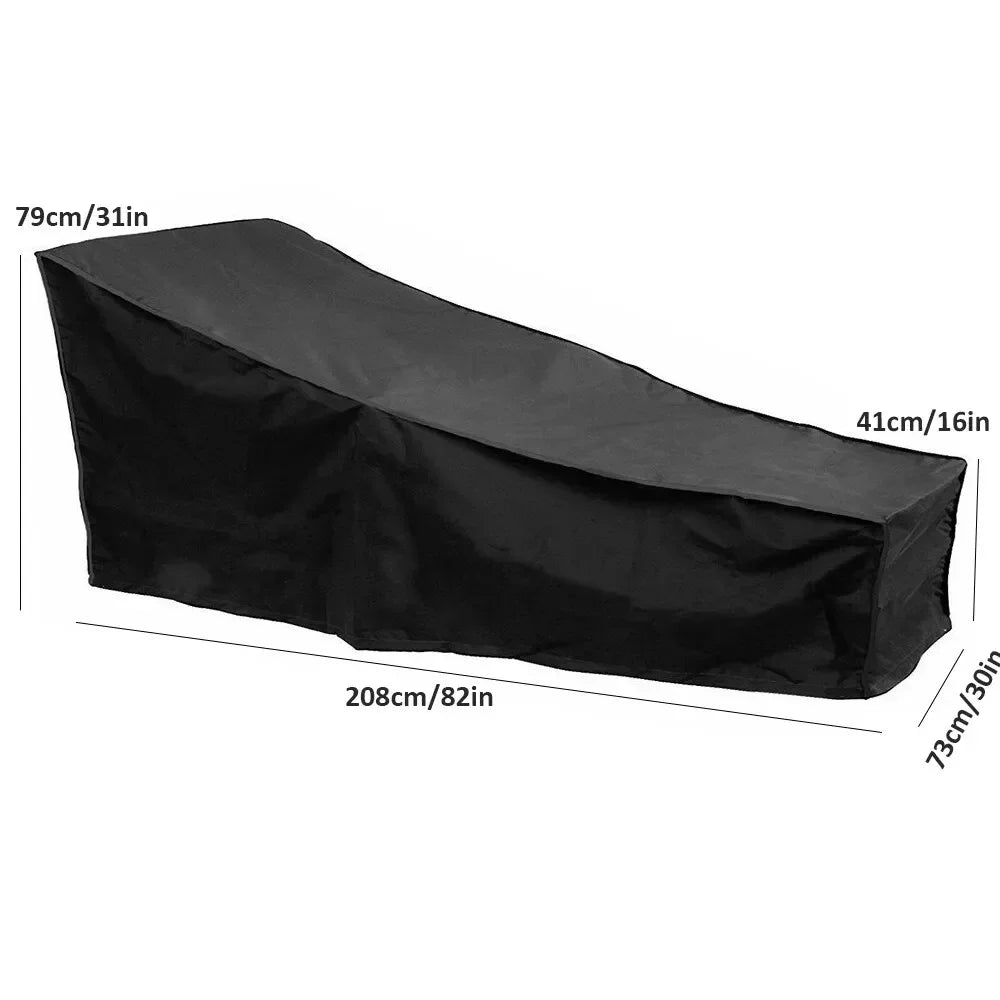 For Wicker Sofa Protection Set Table Covers Outdoor Garden Chaise Lounge Cover Dustproof Waterproof Rain Snow Furniture Cover