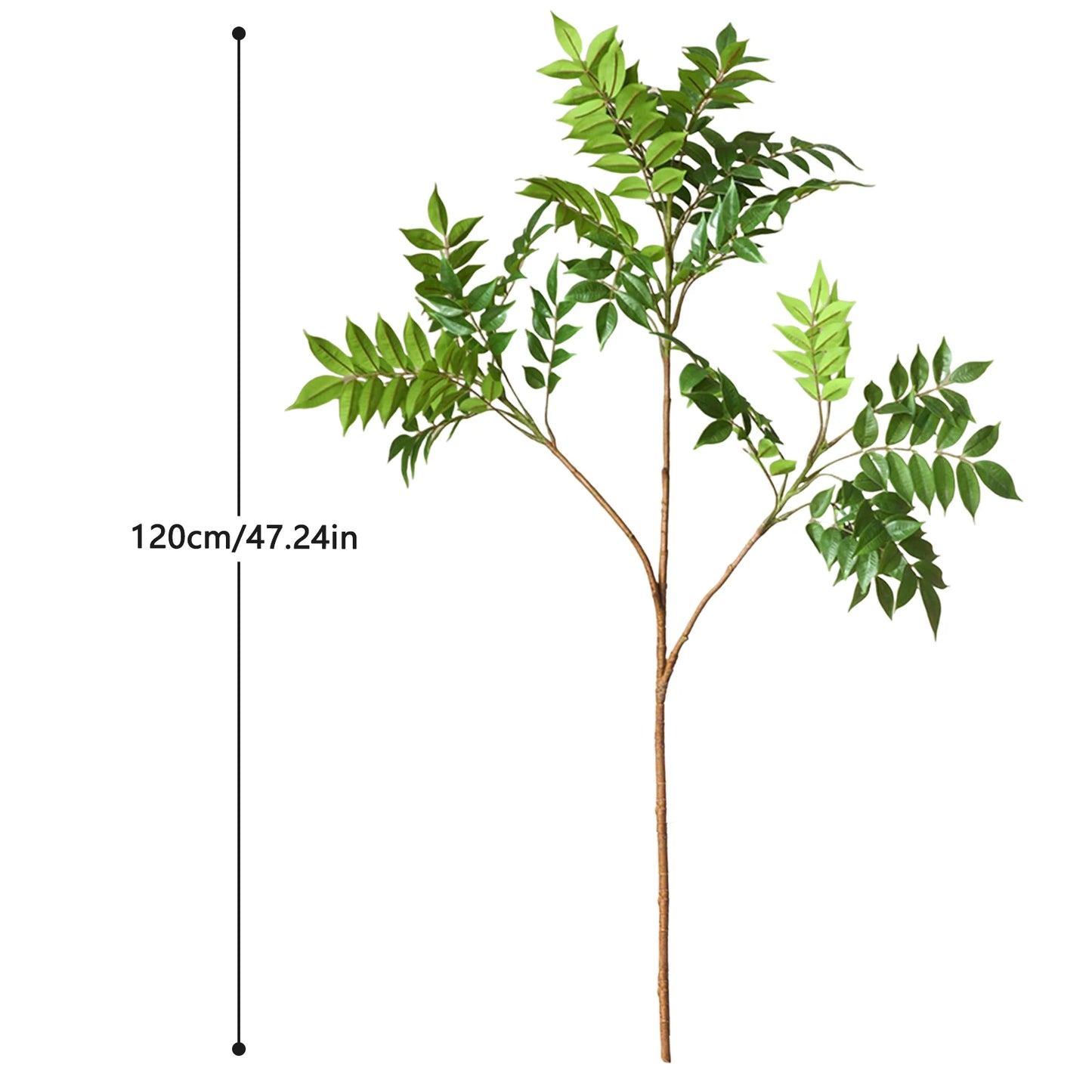 77-135cm (53.1in) Artificial Fiddle Leaf Ficus Fig Plant for Outdoor Courtyard Garden Balcony Indoor Home and Office Decoration