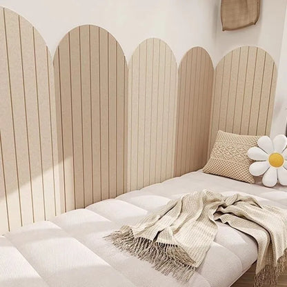 Felt Board Wall Stickers Thick Anti-collision Protect Wallpaper Decor Photo Message Background Arched Bridge Shape Bedroom Art