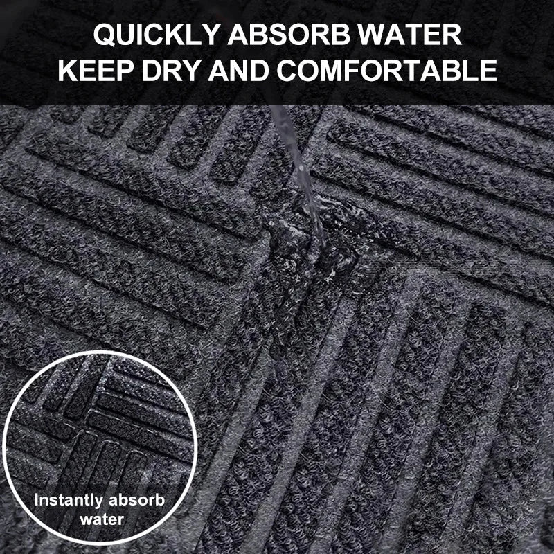 Customizable Doormat | Entryway Rug | Door Mat | Home Doormat | Absorbent Anti-Slip Mat | Full-Coverage Carpet Pad