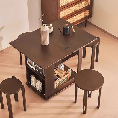 Multifunctional Retro Dining Tables Chic Modern Square Nordic Dining Table Rustic Mobile Dining Tables Столы Обеденные Furniture