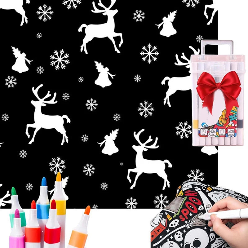 DIY Coloring Washable Fleece Throw Blanket, a Soft and Cozy Art Project Suitable for Both Kids and Adults