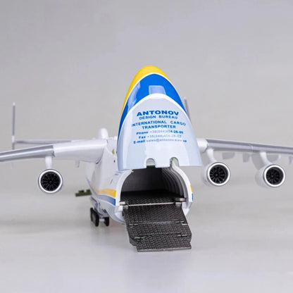 1/200 Scale Antonov AN-225 Transport Aircraft Airplane Model Plane Aviation Toys Games Aeroplane Plastic Metal Miniature Play