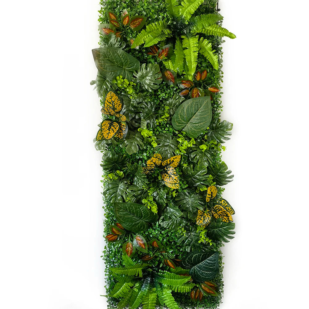HUA TIAN 40*120CM Artificial Plant Turf Grass Moss Subtropical Plant Decoration Home Fake Wall Panel Lawn Garden Decoration
