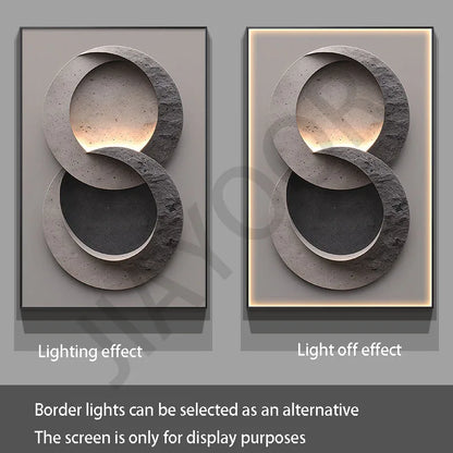 Modern  Foyer Living Room Decoration Luminous Corridor Hanging Mural Lights Luxury LED Wall Lamp With Simple Texture Style
