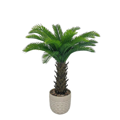 HXGYZP Artificial Coconut Tree Potted Plant Tropical Palm Tree Bonsai Decoration for Home Office Indoor Outdoor 50cm 70cm