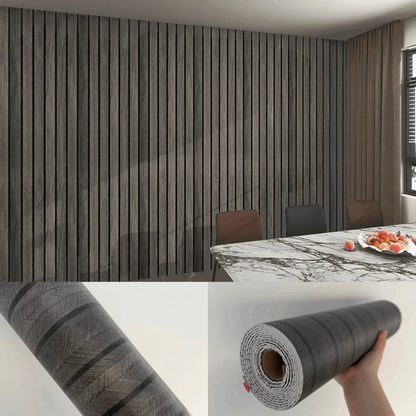 Modern Grille Partition Wall Sticker Self Adhesive Wallboard Waterproof PVC Wallpaper for Home Office Decoration Easy To Install