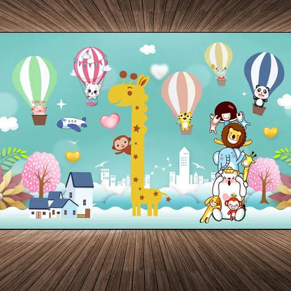 115X72cm Self Adhesive Wallpaper Mural ABDL Living Room Bedroom Bedside Cute Cartoon Anime Background Wall Decoration Sticker
