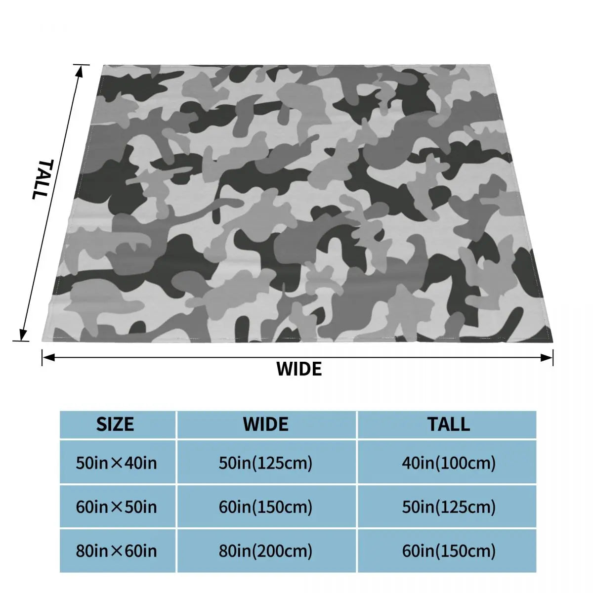 Multicam Knitted Blankets Camouflage Military Flannel Throw Blanket Bed Sofa Decoration Lightweight Bedspreads