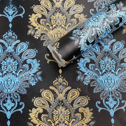 Home Decor Retro Floral Wallpaper Renovation of Bedroom and Living Room Decorative Walls