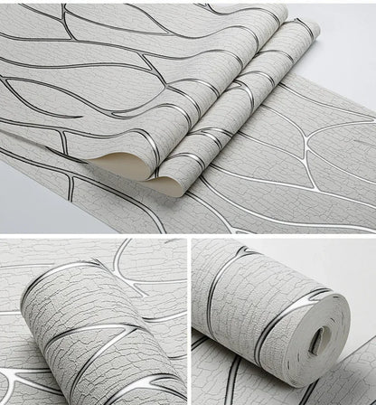 3D Wallpaper Modern Simple Non-Woven Wallpaper 3D Living Room TV Bedroom Background Wall Home Decor Papel De Parede 3D Paisagem