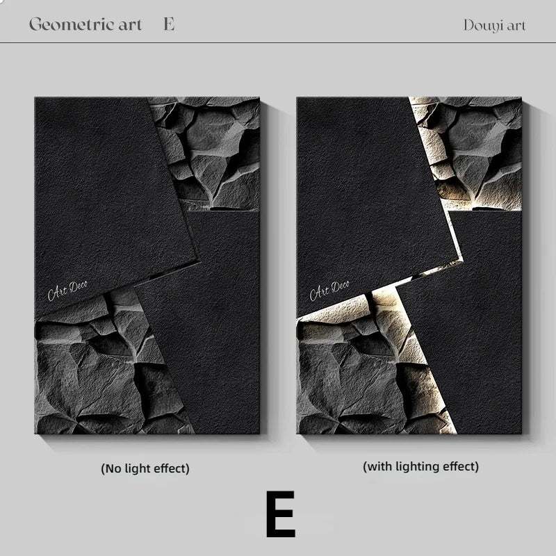 Modern Living Room Decoration Painting Minimalist Abstract Three-dimensional Sandstone Entrance Hanging Painting Sofa Background