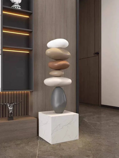 Home Decor Large Imitation Stone Floor Decoration Living Room Sofa TV Cabinet Home Decoration Creative Housewarming Gift