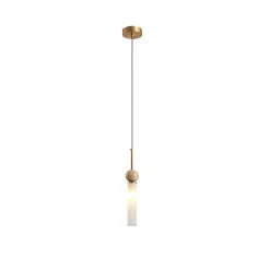 Nordic modern home  living room  LED chandelier  bar counter  bedroom  homestay  balcony  simple yellow cave stone chandelier