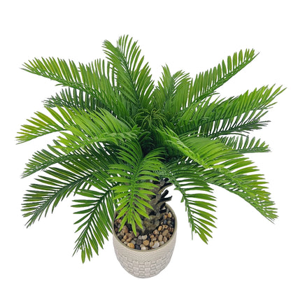HXGYZP Artificial Coconut Tree Potted Plant Tropical Palm Tree Bonsai Decoration for Home Office Indoor Outdoor 50cm 70cm