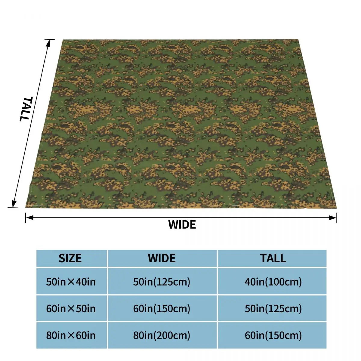 Multicam Knitted Blankets Camouflage Military Flannel Throw Blanket Bed Sofa Decoration Lightweight Bedspreads