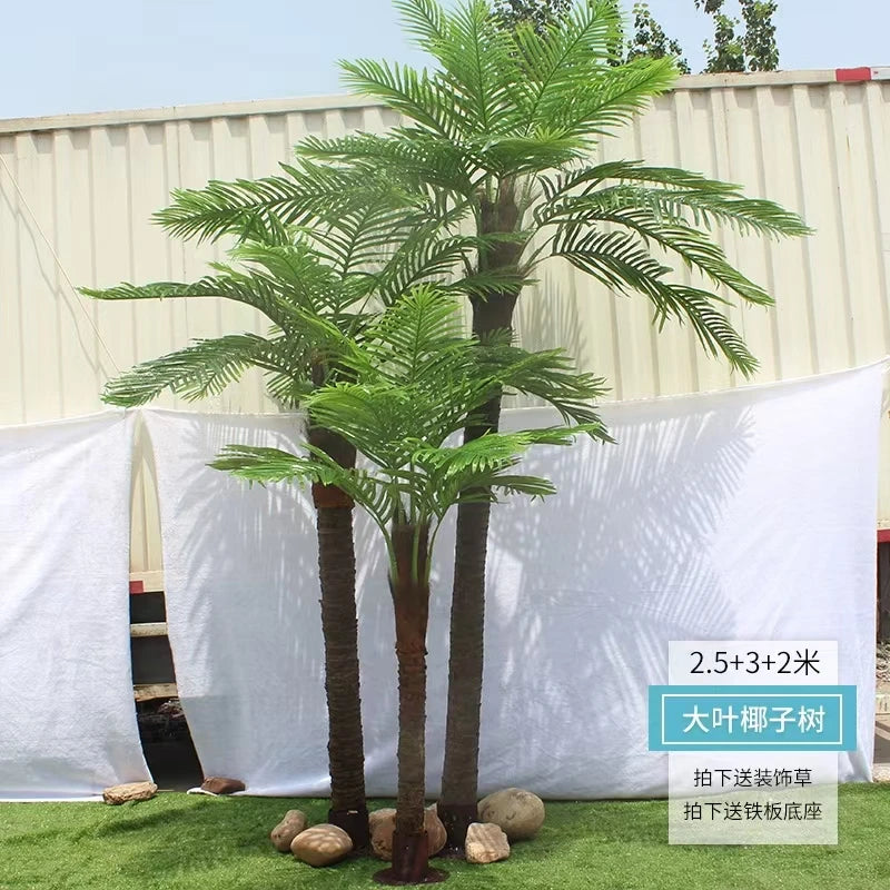 large artificial coconut tree indoor and outdoor decorative plant hotel floor palm tree