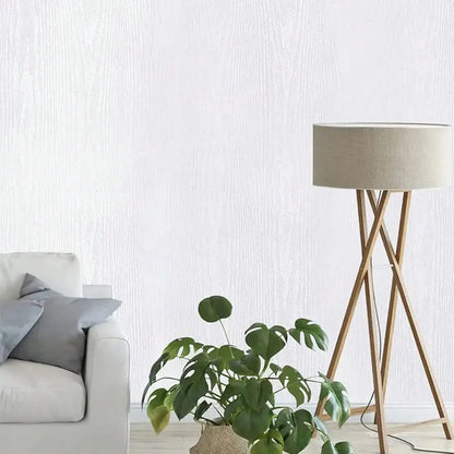 Wallpapers Home Decor Bedroom Waterproof Wall Stickers 45cm White Wood Grain Suitable For Living Room Wallpaper Self Adhesive