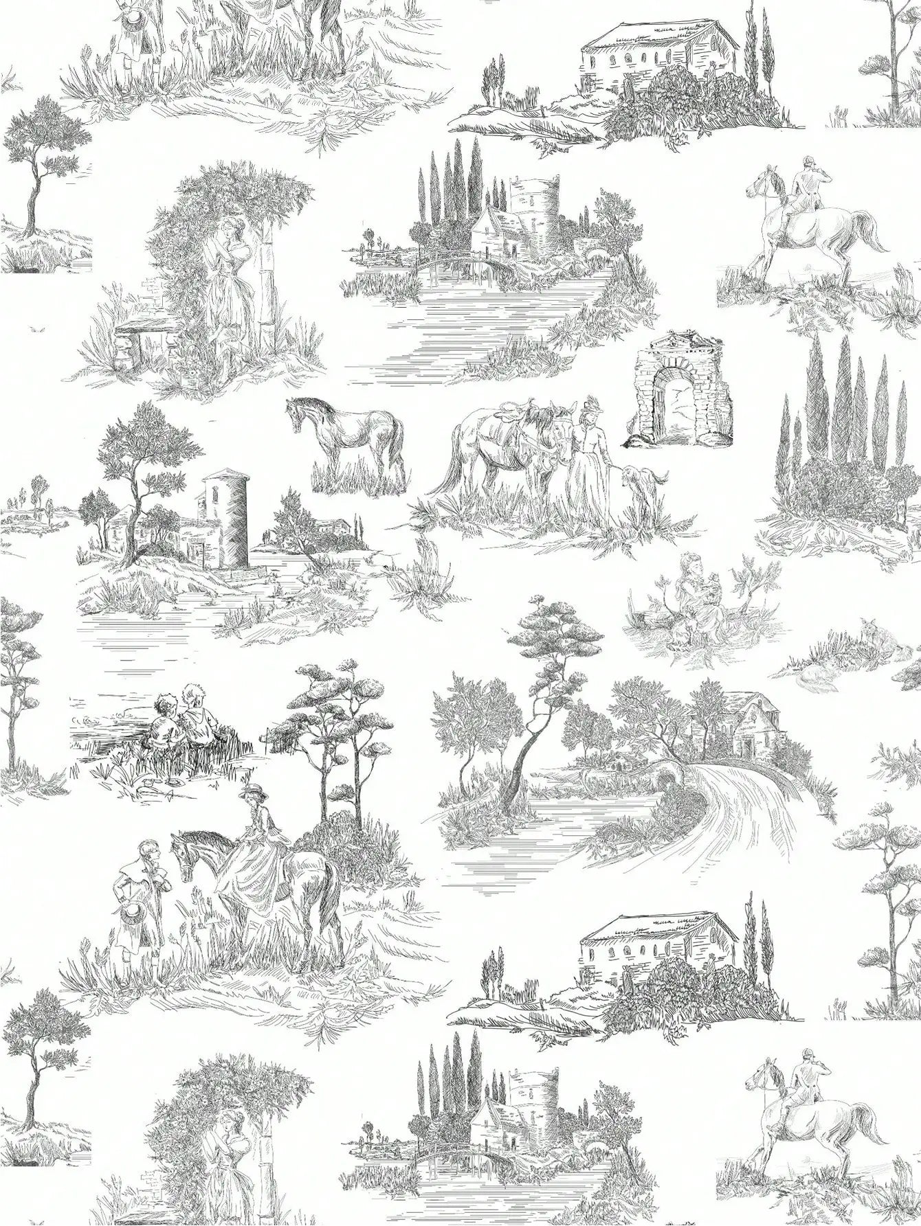 1 Sheet Miniature Dollhouse Wallpaper Self-Adhesive Fit 1:6-1:12 Scale Festive & Collection Scenes Exquisite Patterns