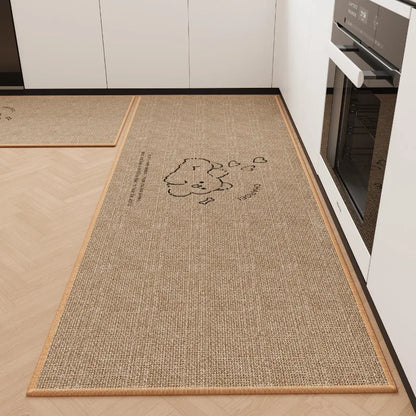 Rugs for Kitchen Floor Mat Anti-slip Dirt-resistant Foot Mats Home Laundry Balcony Oil-proof Mats Washable Easy Clean Rug 양탄자