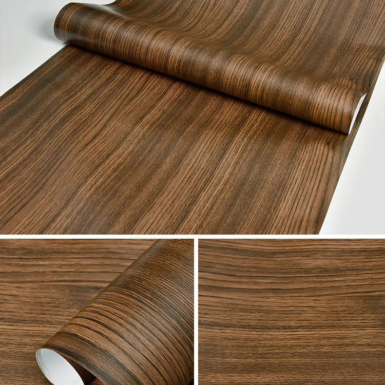 Wood Pattern DIY Self Adhesvie Waterproof Wallpaper Vinyl Wall Stickers Film for Furniture Renovation Stickers Home Stick Decors