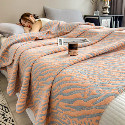 100% Cotton Blanket for Bed Breathable Lightweight Throws Blanket Soft Cozy Home Decoration Large Bed Cover Boho Towel Blankets