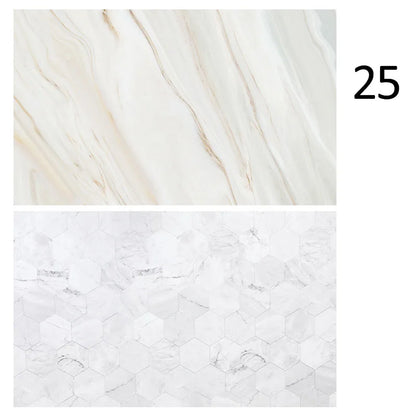 Marble Photography Backdrops 57*87CM 2 Sided Wood Grain Photo Background Wallpaper Studio Waterproof Products Photographic Props
