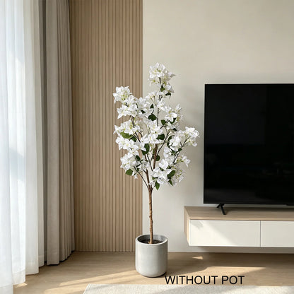 140CM/4.6FT Artificial bougainvillea Plant morden house indoor outdoor fake plant for home garden living Room decoration
