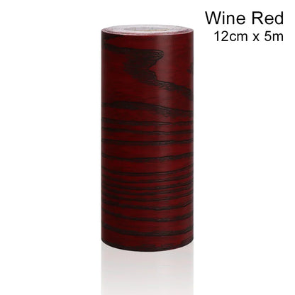 Self-adhesive PVC Waterproof Wood Waist Line Wallpaper Skirting Line Wall Border Stickers Home Decor