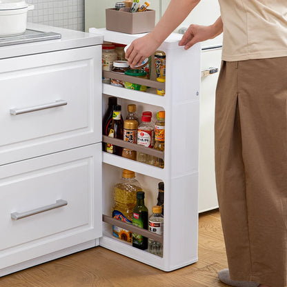 Japanese Imported Movable Plastic Organizer 17cm Kitchen Drawer Cabinet Bathroom Narrow Storage Gap Solution for Home Organizati