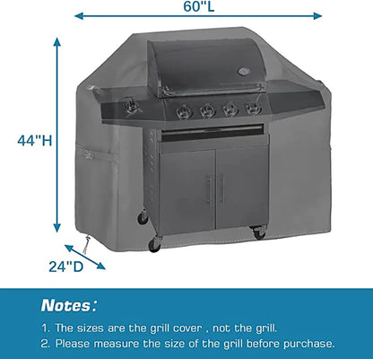Outdoor tools BBQ Grill Cover Waterproof Heavy Duty Patio Outdoor Oxford Barbecue Smoker Grill Cover Outdoor Barbecue Hood
