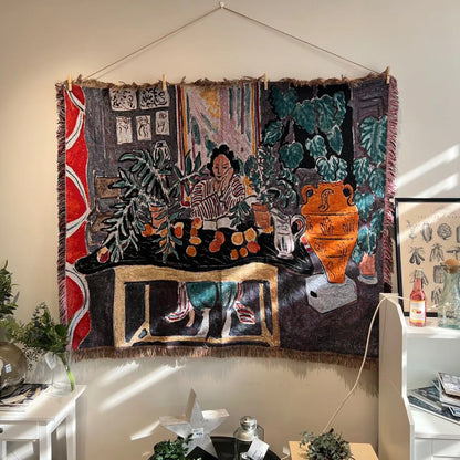 Henri Matisse French Artist Tapestry Blanket Sofa Throw Casual Bed Decor Leisure Rug - Soft Cozy Decorative Home Accessories