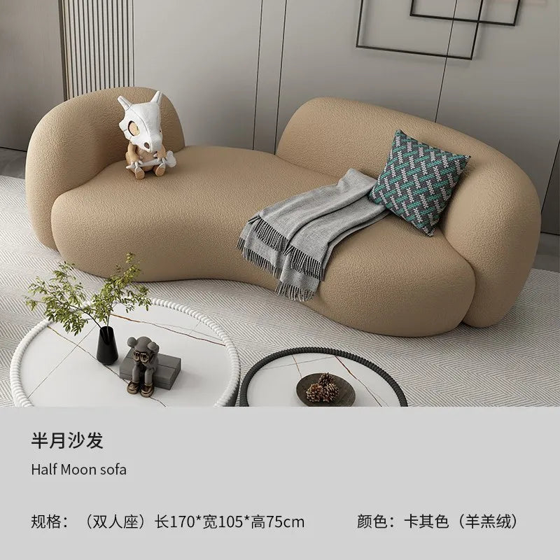 Lounge Europe Living Room Sofas Minimalist Luxury Lazy Modern Sofa Soft Cushion Meubles De Salon Home Furniture Accessories