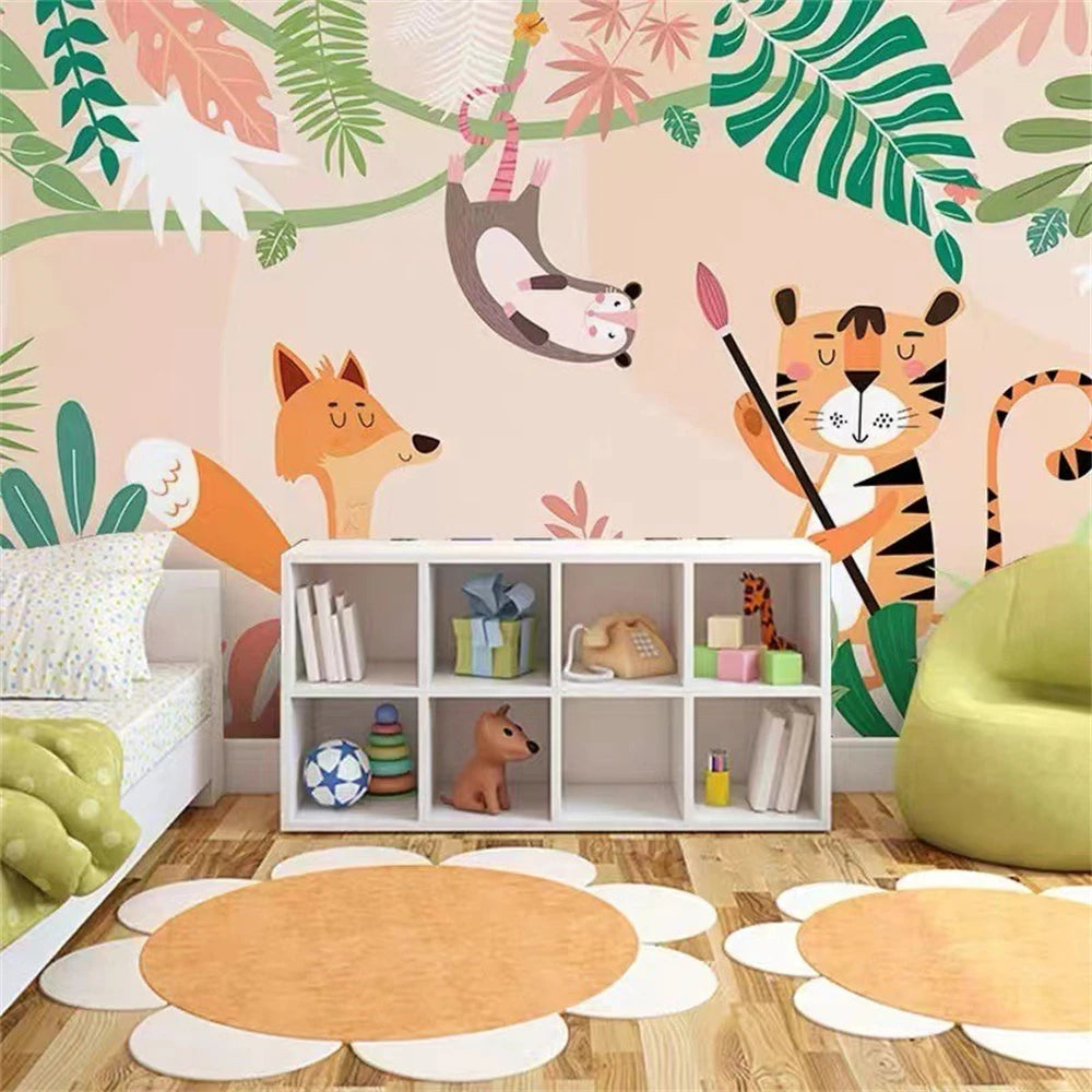 custom papel de parede 3D Photo wallpaper for walls 3 d Catoon Mural For Kids Wall Print Decal Hoom Decor papel wall Whale ball