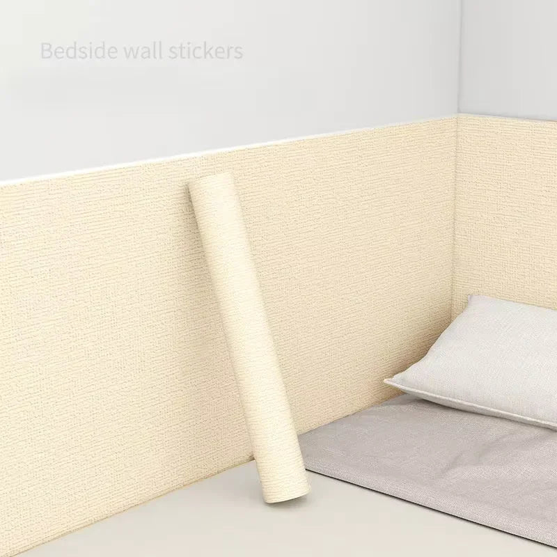 Strong Stickers Wallpaper Self-adhesive Waterproof Moisture-proof Wall Surface New Thick Shading Artifact Kids Room Decoration