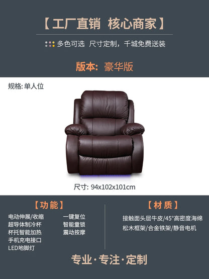 Modern Lounge Living Room Sofa Waterproof Leather Floor Single Living Room Sofa Designer Lazy Mobili Per La Casa Furnitures