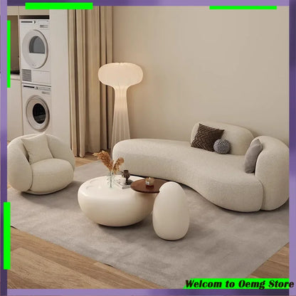Luxurious Lazy Elastico Living Room Sofa Modern Nordic Design Single Floor Sofa Perfect Reading Stylish Hall Mueble Furniture