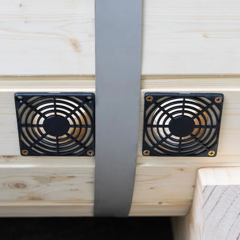 Customized Solid Wood Sauna Outdoor Electric Finish Sauna Outdoor Suit Box Buiten Dome Exterior De Madera