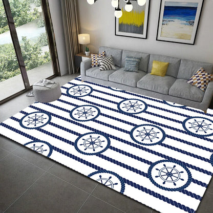 Nautical style rugs kids mats bedroom kitchen     living    bath