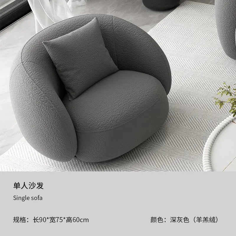 Lounge Europe Living Room Sofas Minimalist Luxury Lazy Modern Sofa Soft Cushion Meubles De Salon Home Furniture Accessories