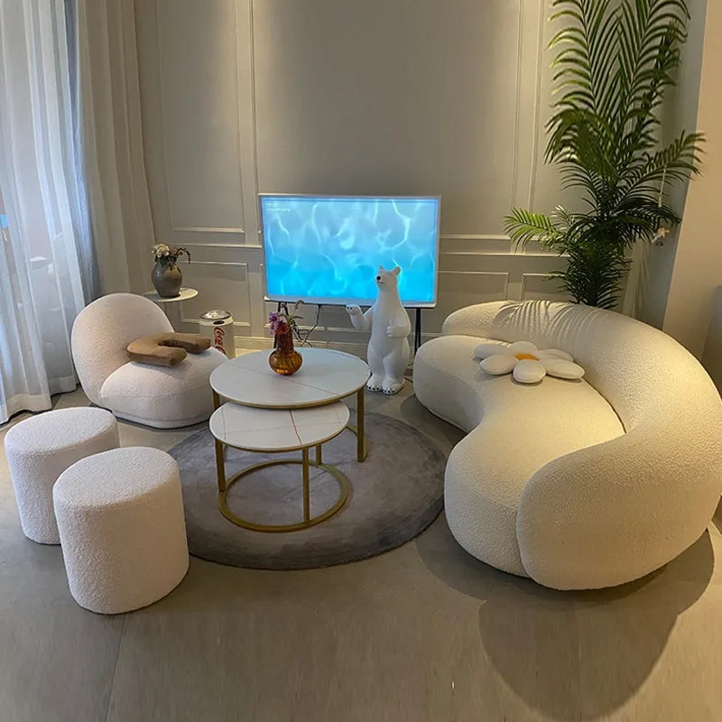 Luxury Double Living Room Sofas Floor Designer Adults Comfortable Sofa Elegant Relax Divani Da Soggiorno Home Furnitures