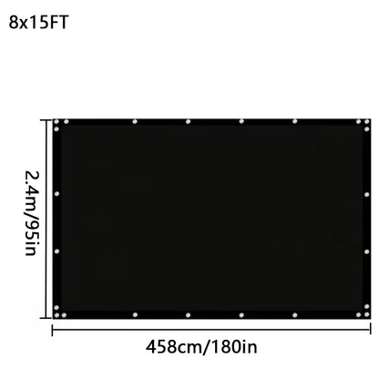 Fence Privacy Screen, Heavy Duty Privacy Fence Screen, Outdoor Shade Cloth Mesh Barrier, Cable Zip Ties Included