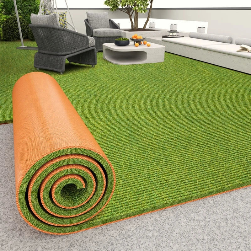 Multi-size Artificial Turf Flooring Outdoor Grass Carpet for Terrace Balcony Patio Waterproof Wear Resistant Rug Ground Cover