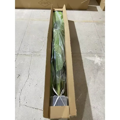 Live Natural Artificial Bird of Paradise Plant Bonsai Banana Tree Fake Leaf Trunk Indoor Outdoor Hotels Decor Greenery