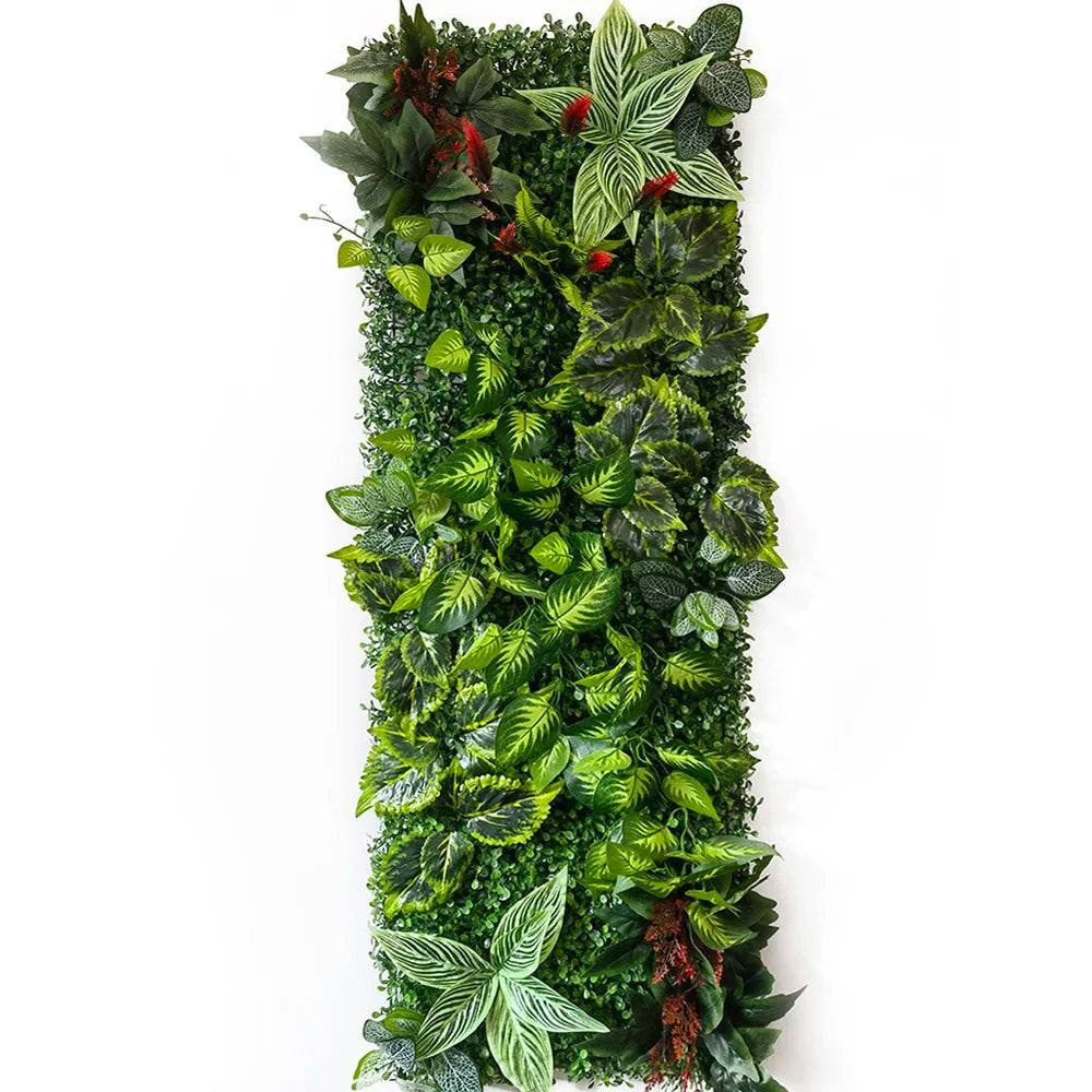 HUA TIAN 40*120CM Artificial Plant Turf Grass Moss Subtropical Plant Decoration Home Fake Wall Panel Lawn Garden Decoration