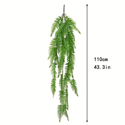 Artificial Hanging Plants 3.3ft Fake Hanging Fern Vines with 30 Leaves Wall Decor Greenery for Home Wall Outdoor Indoor Decor